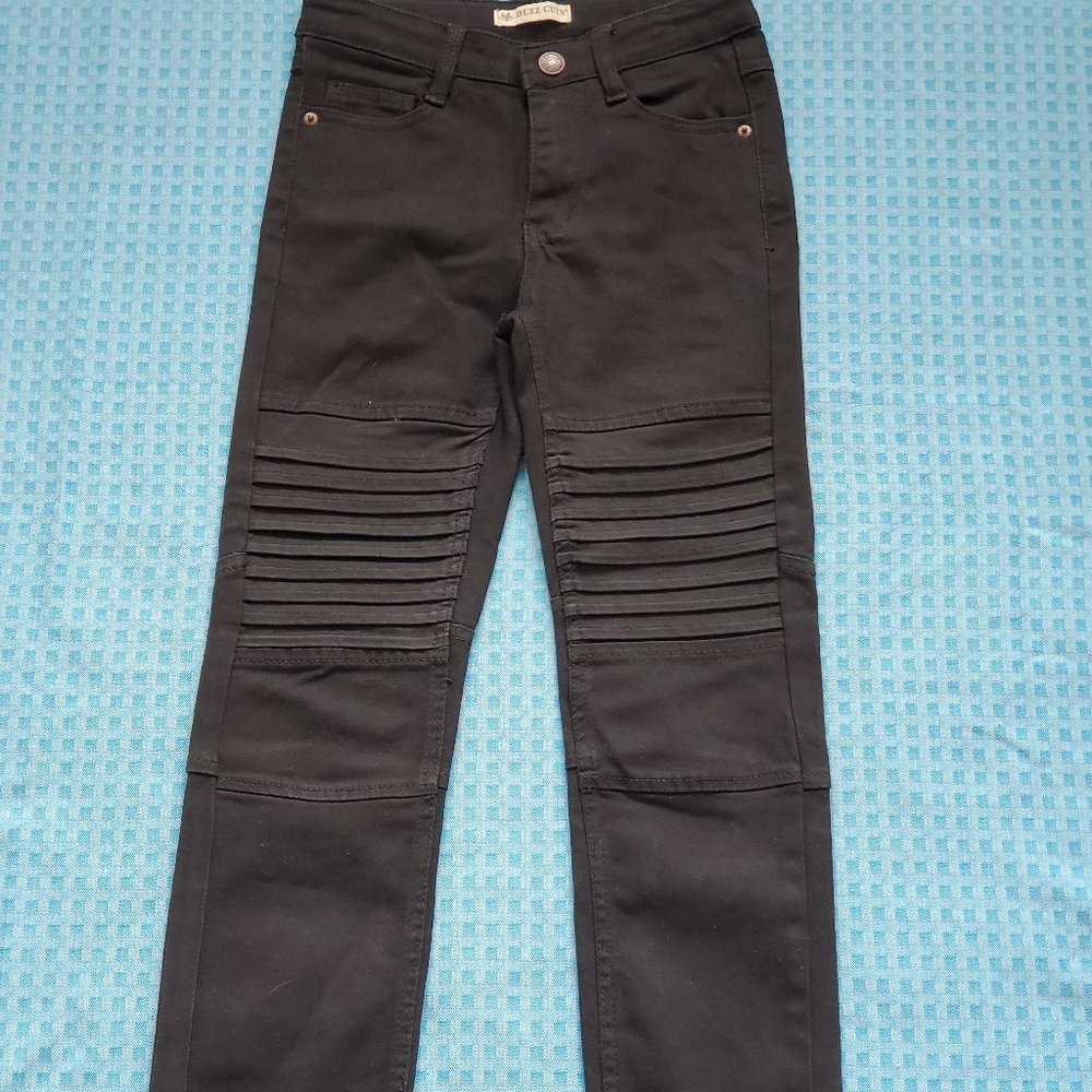 New! Buzz Cuts long pant, black for boys size 7.